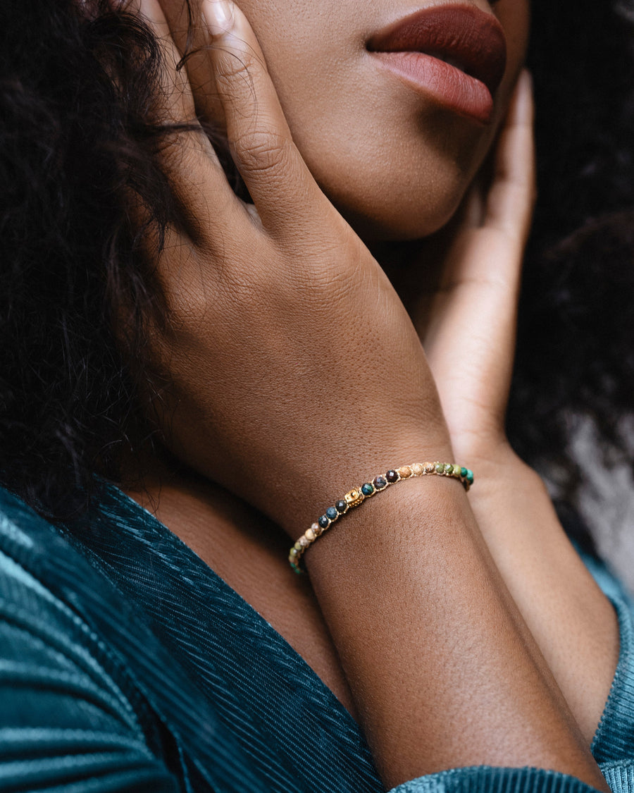 Earth Nature's Symphony Bracelet | Gold