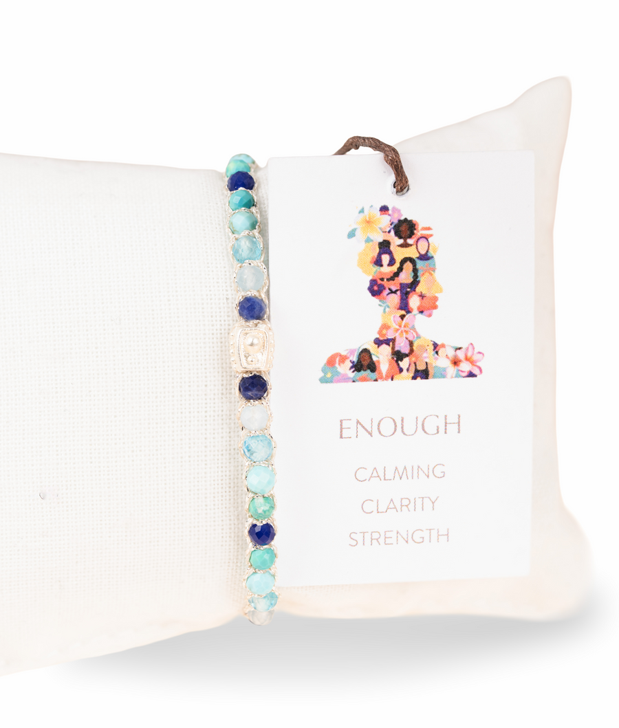 Enough Bracelet  |  Silver