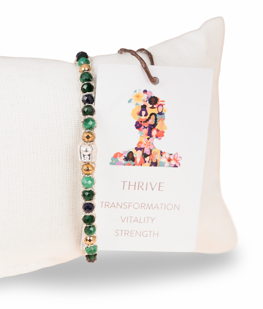 Thrive Bracelet  | Silver