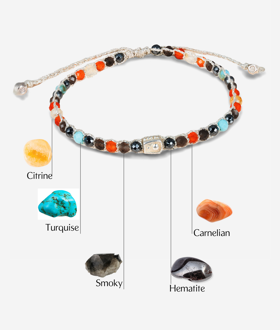 Rising Glow  Bracelet  | Silver