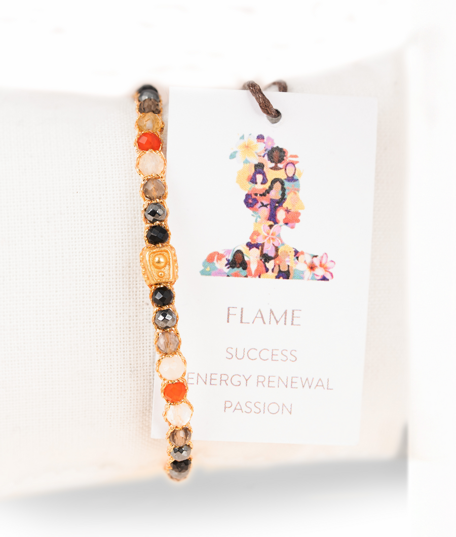 Flame Bracelet  |  Gold