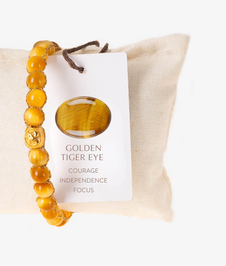 Golden Tiger Eye 6mm Bracelet | Gold