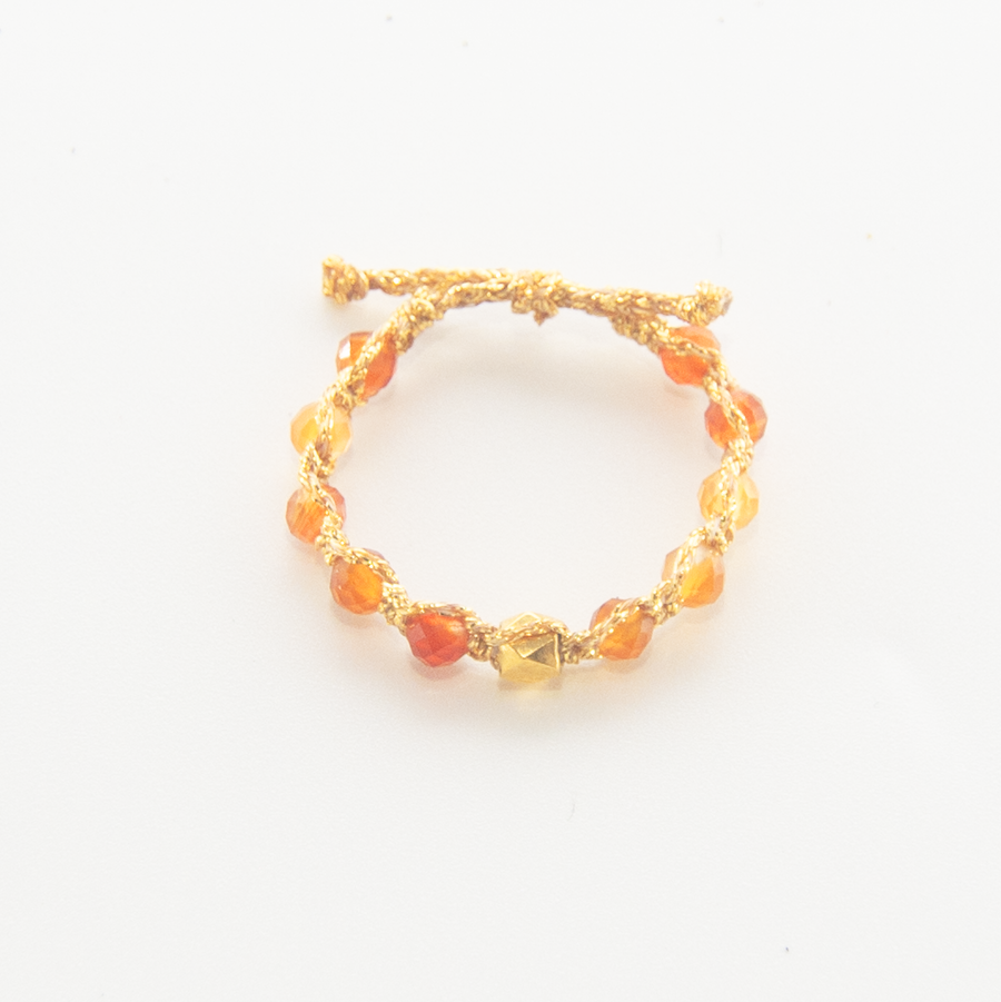 Carnelian From Brazil Rings | Gold
