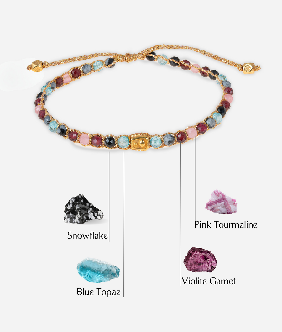 Bonded Hearts Bracelet | Gold