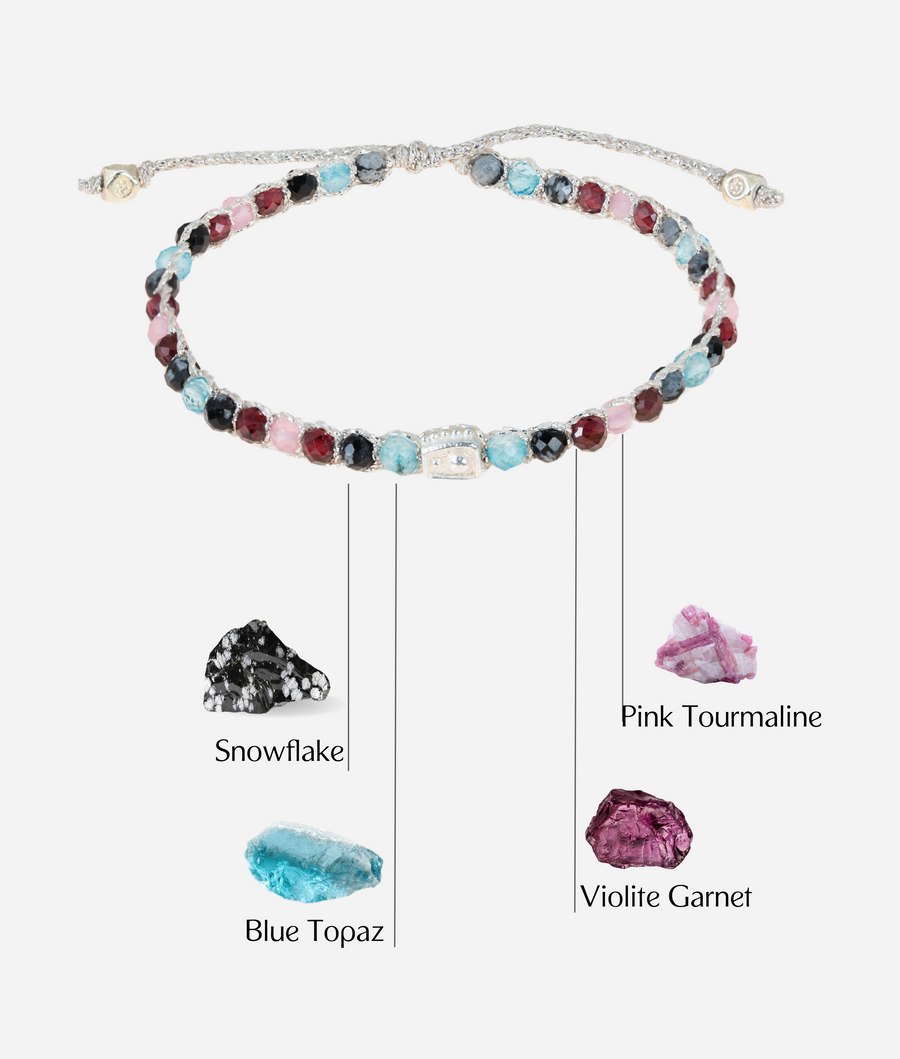 Bonded Hearts Bracelet | Silver