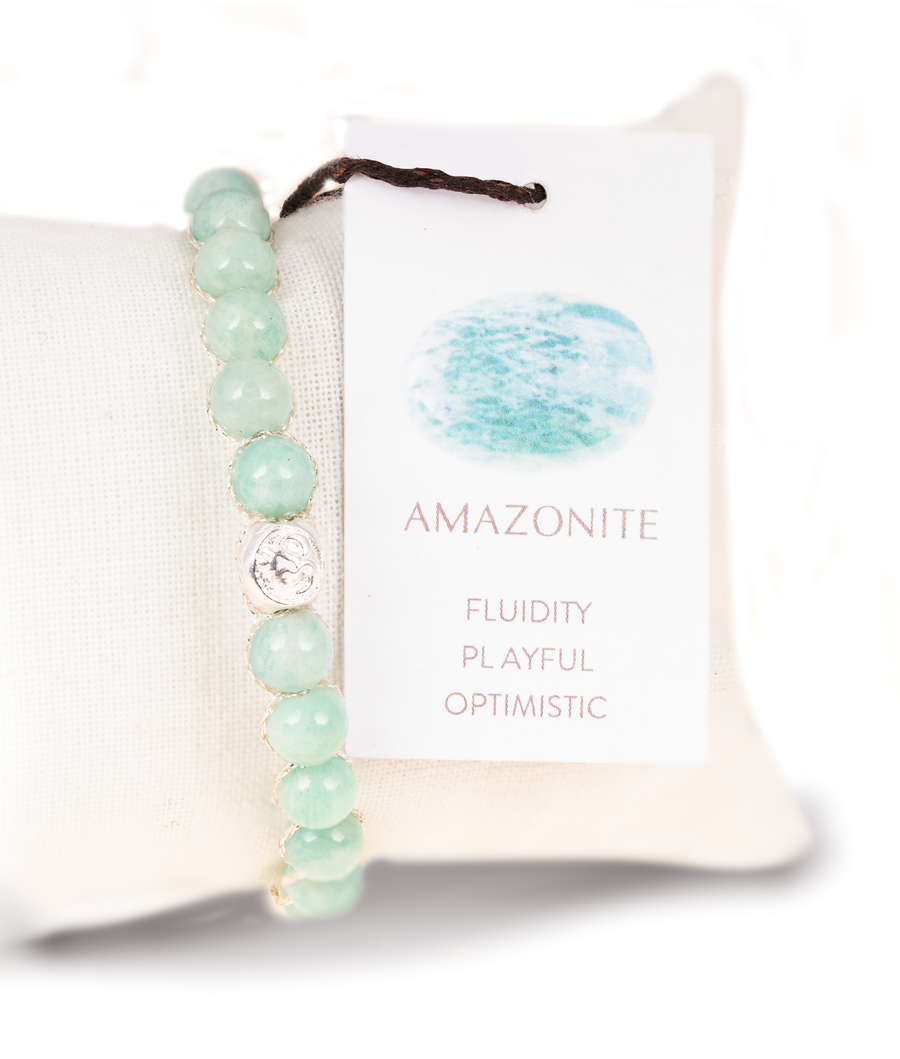 Amazonite 6mm Bracelet | Silver