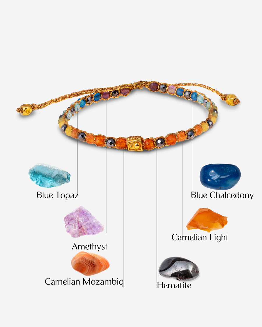 Golden Rejoice Bracelet | Gold