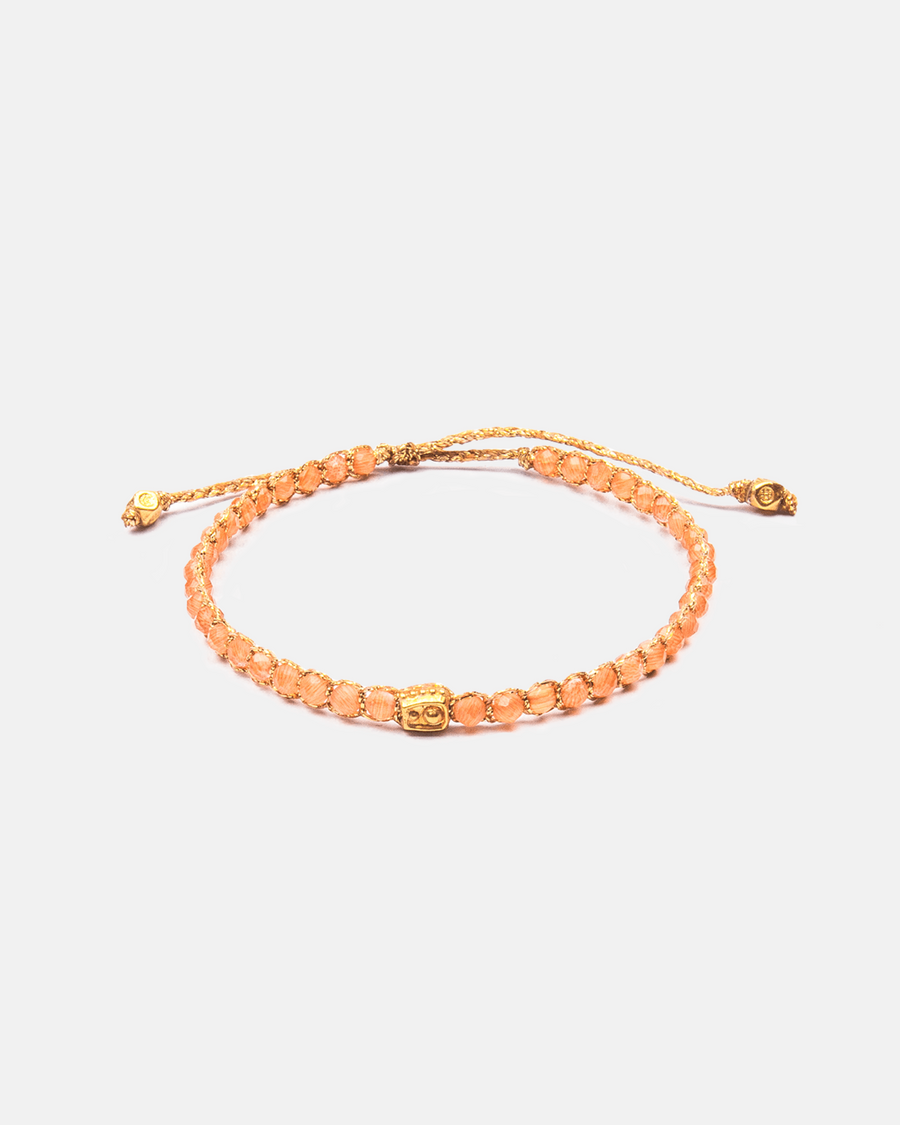 Light Carnelian Bracelet | Gold