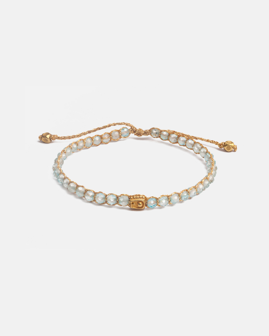 Blue Topaz Bracelet | Gold