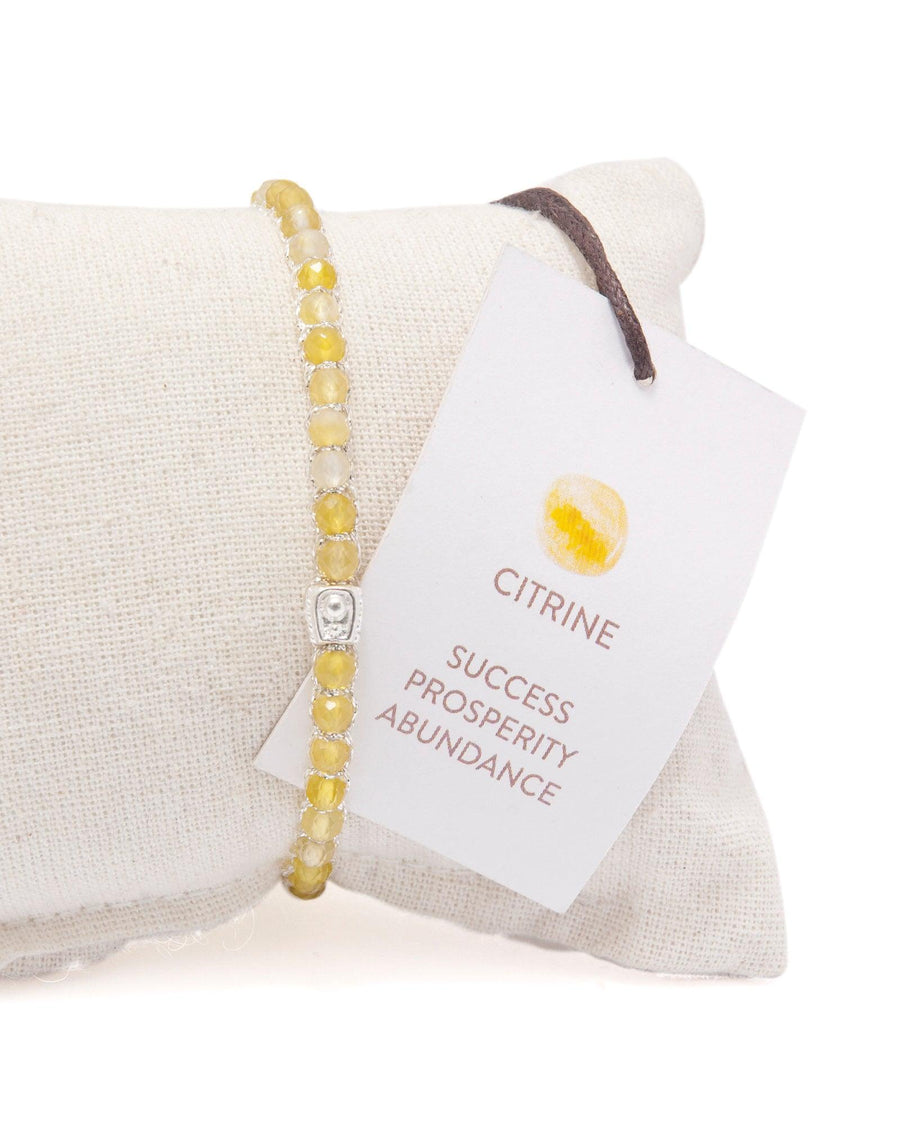 Citrine Bracelet | Silver - Samapura Jewelry