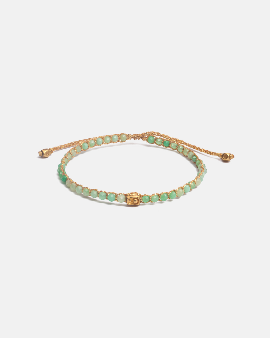 Chrysoprase Bracelet | Gold