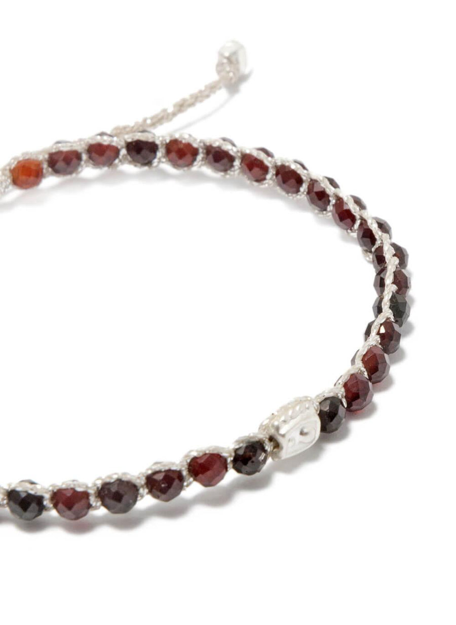 Hessonite Garnet Bracelet | Silver - Samapura Jewelry