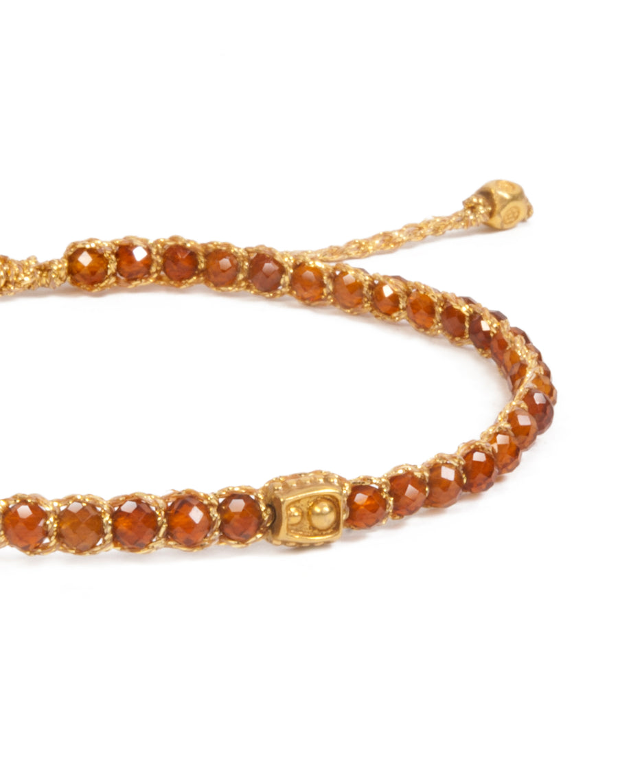 Orange Garnet Bracelet | Gold