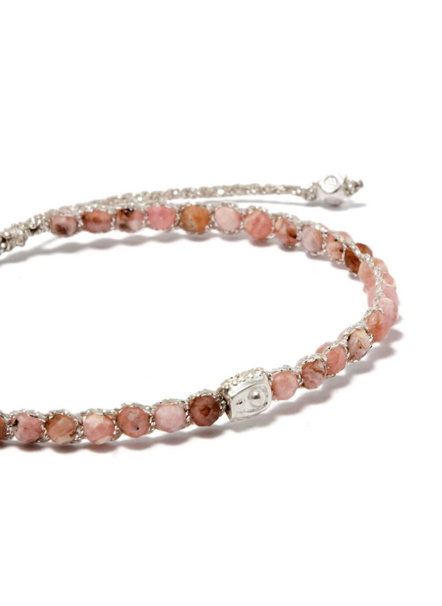 Rhodochrosite Bracelet | Silver - Samapura Jewelry