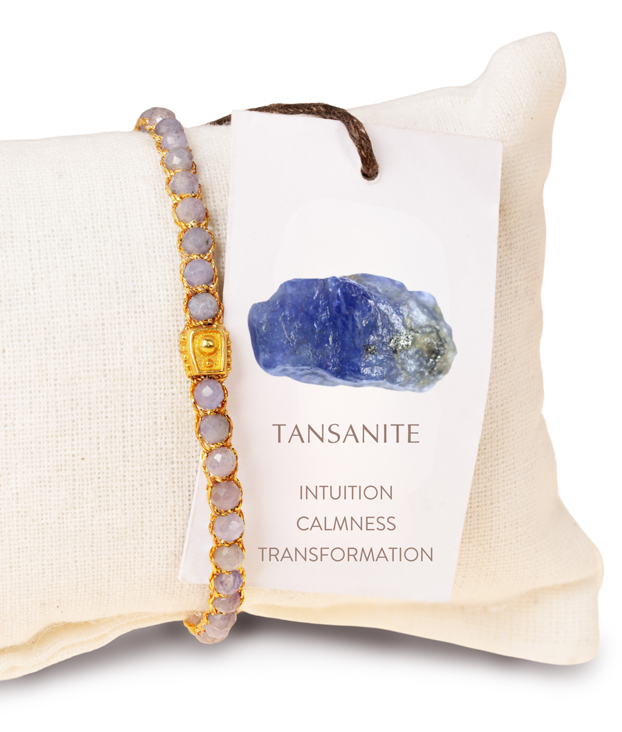 Tansanite Bracelet | Gold