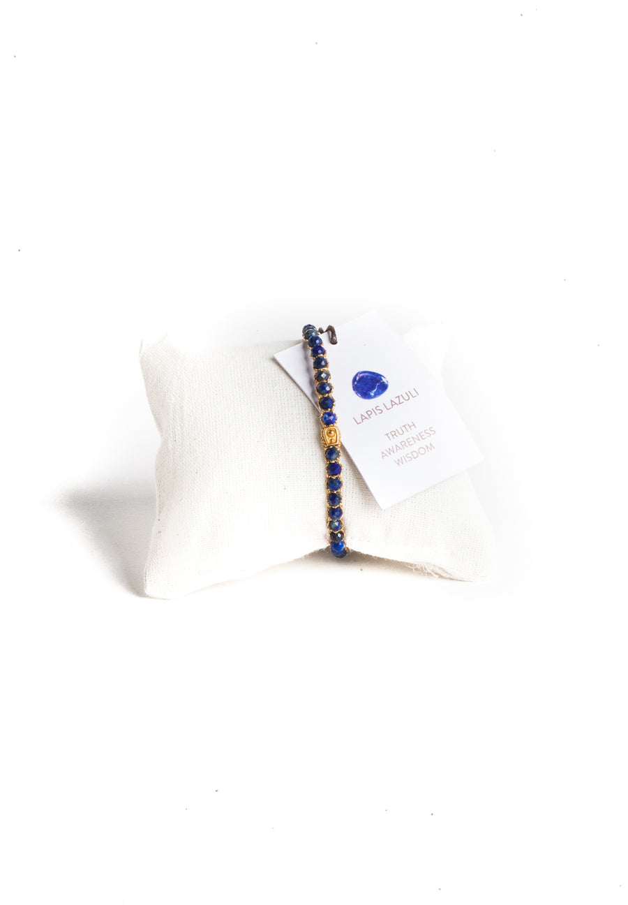 Lapis Lazuli Bracelet | Gold