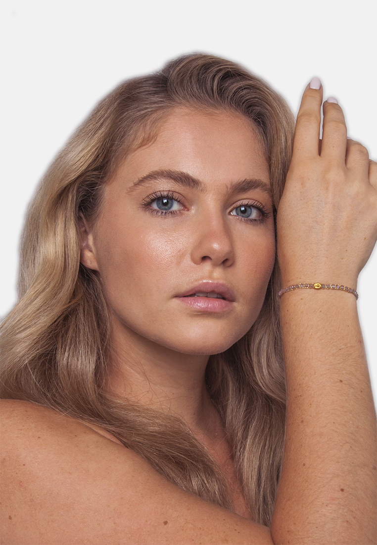 Lavender Amethyst Bracelet | Gold