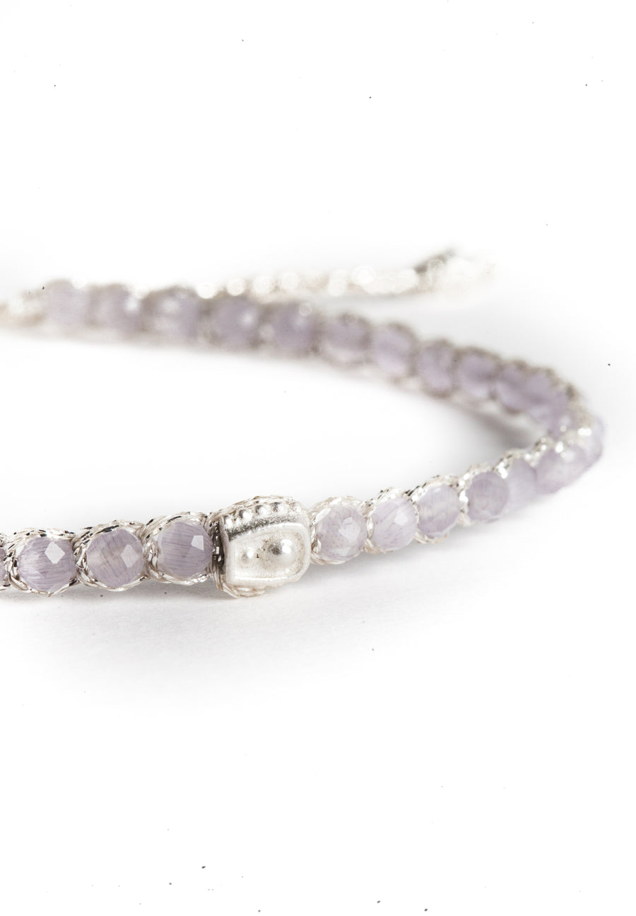 Lavender Amethyst Bracelet | Silver