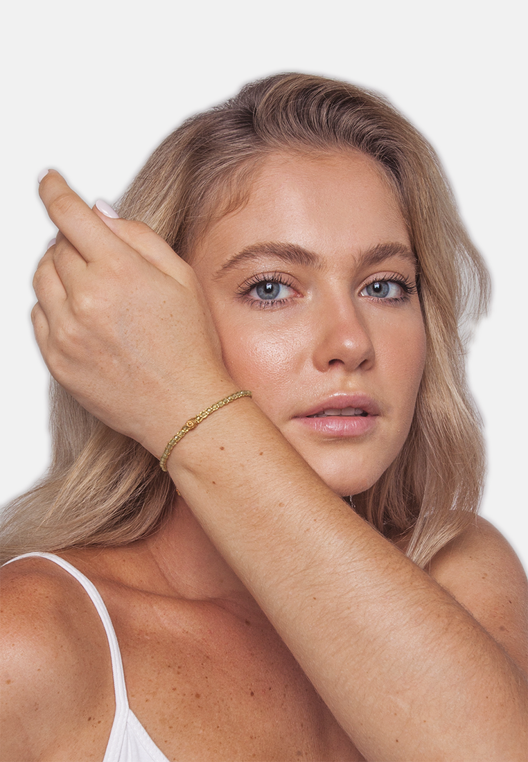 Peridot Bracelet | Gold