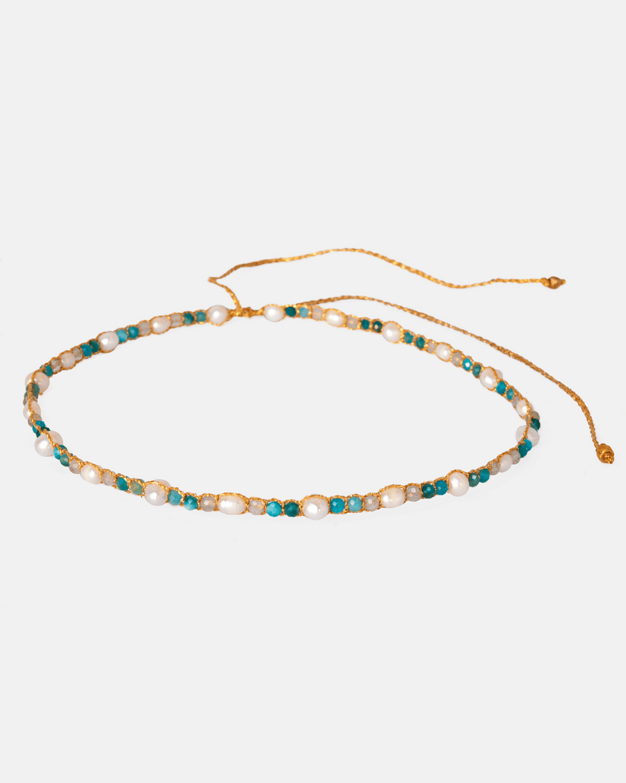 Pearl & Gemstone Temptation Choker | Gold