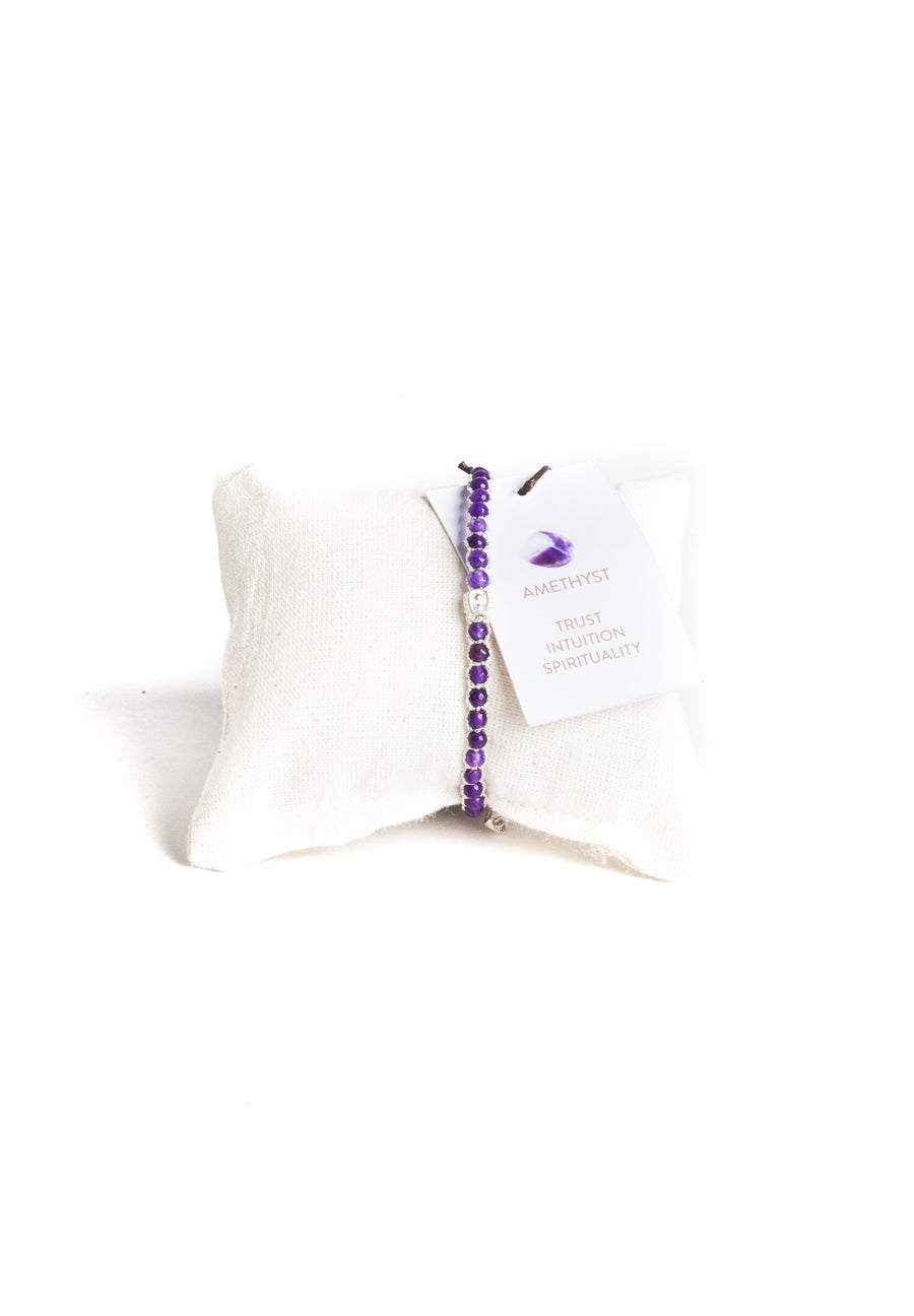 Amethyst  Bracelet | Silver