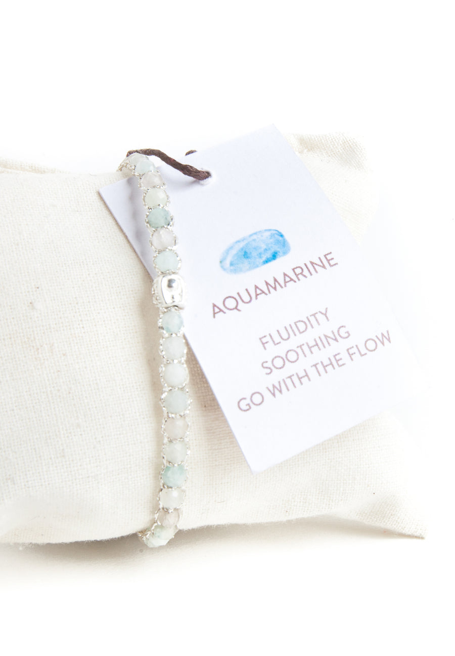 Aquamarine  Bracelet | Silver