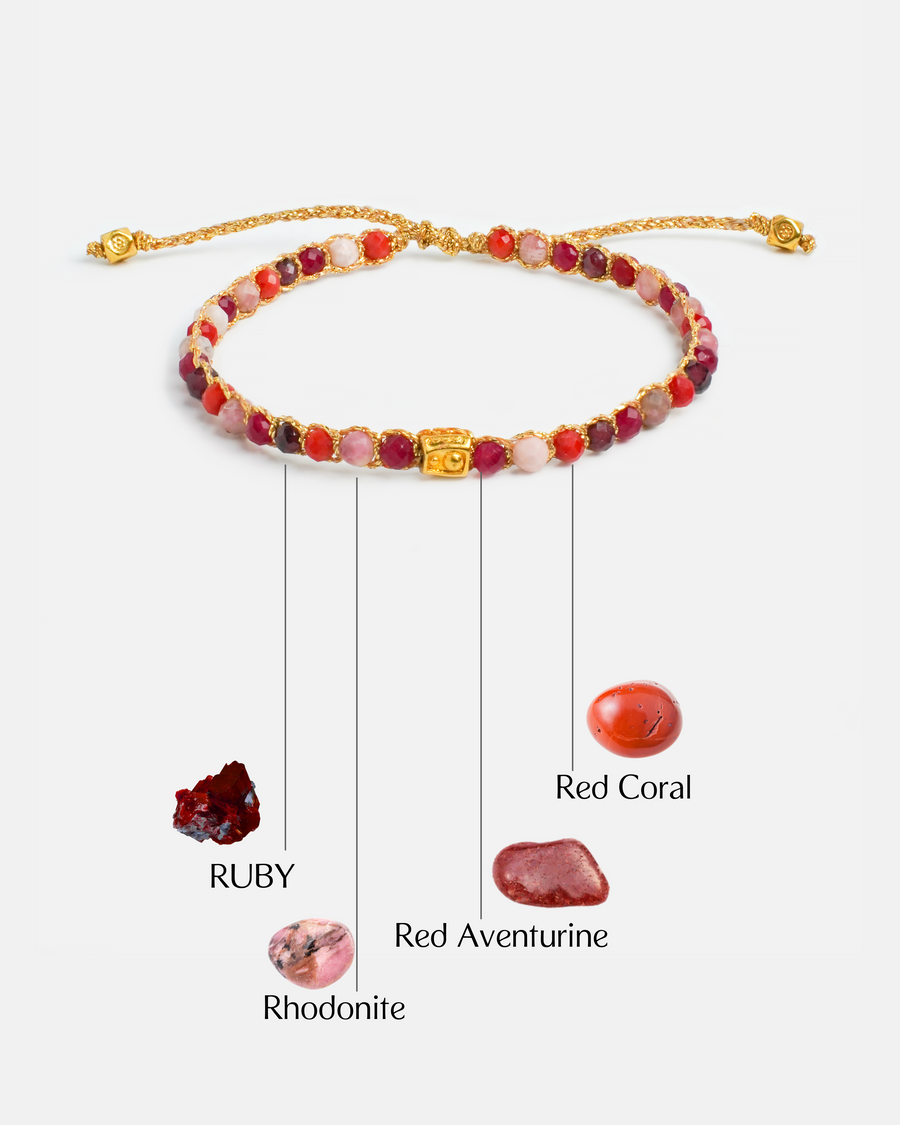 Mars Astral Flame  Bracelet | Gold