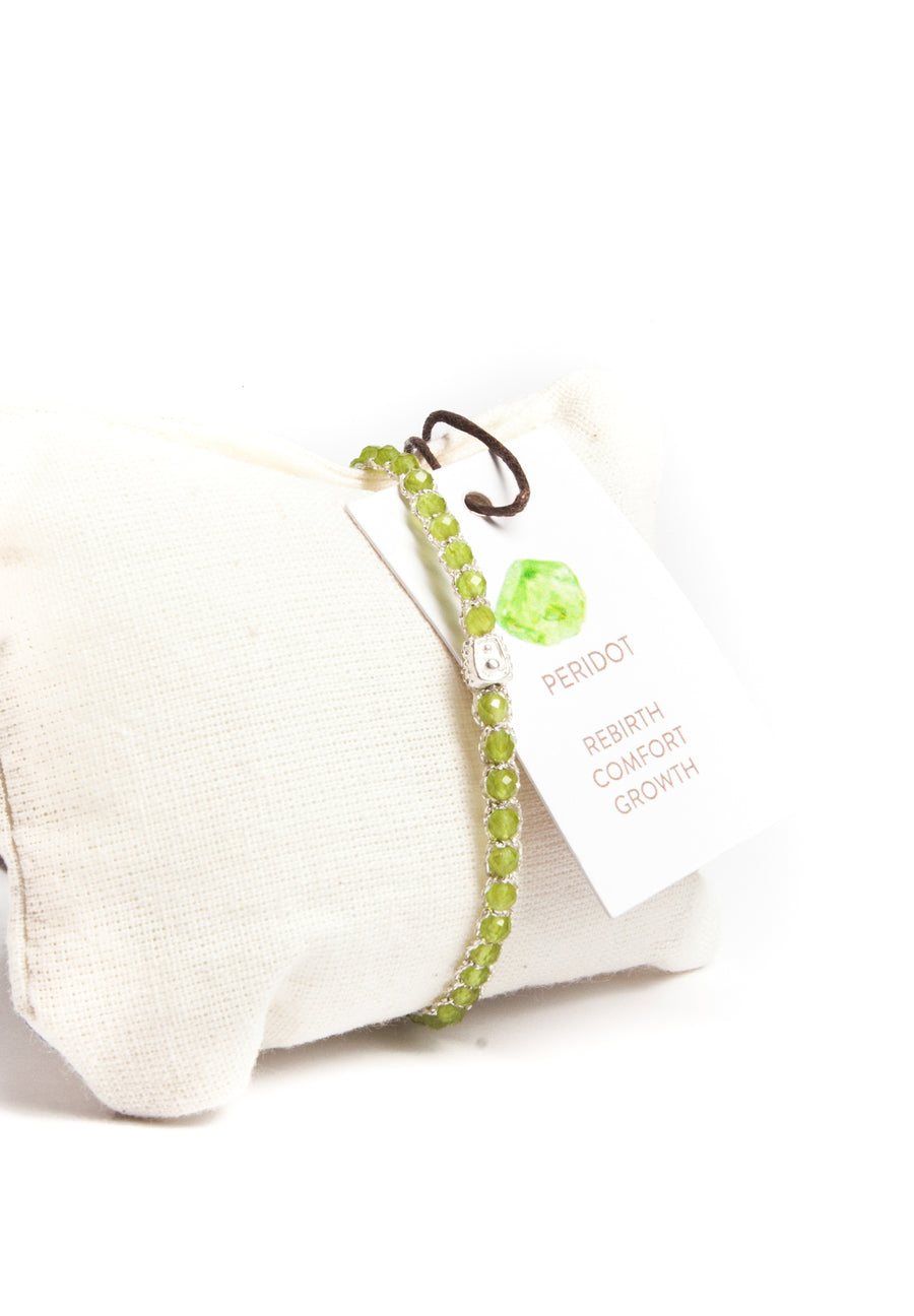 Peridot Bracelet | Silver