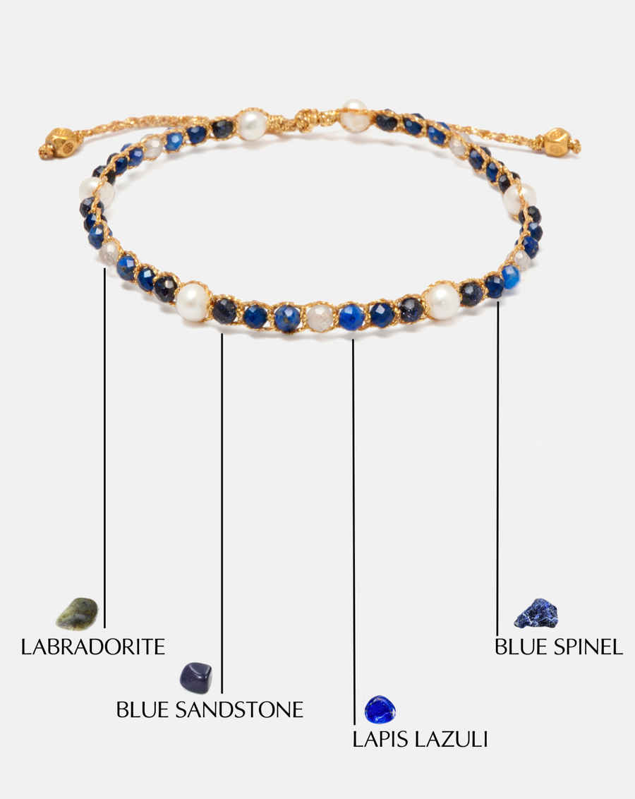 Pearl & Gemstone Bracelet | Sky