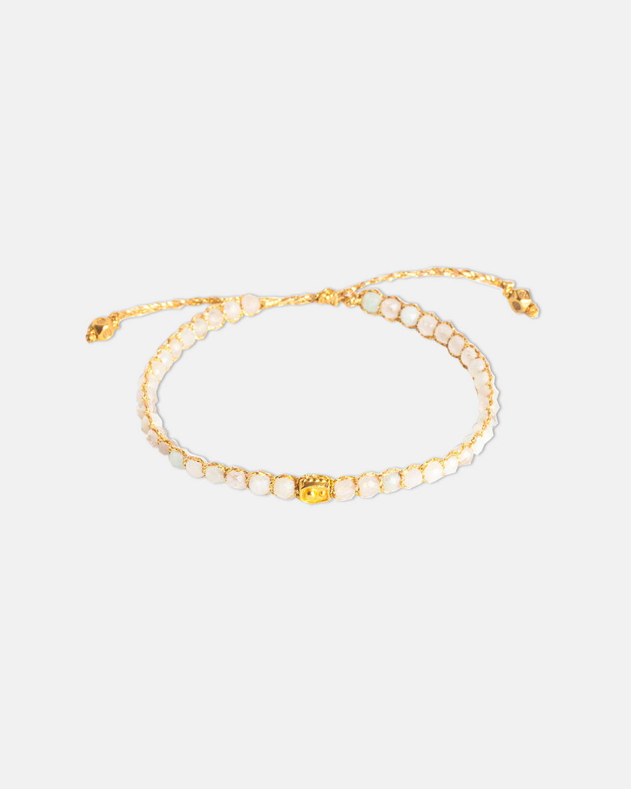 Aquamarine Bracelet | Gold