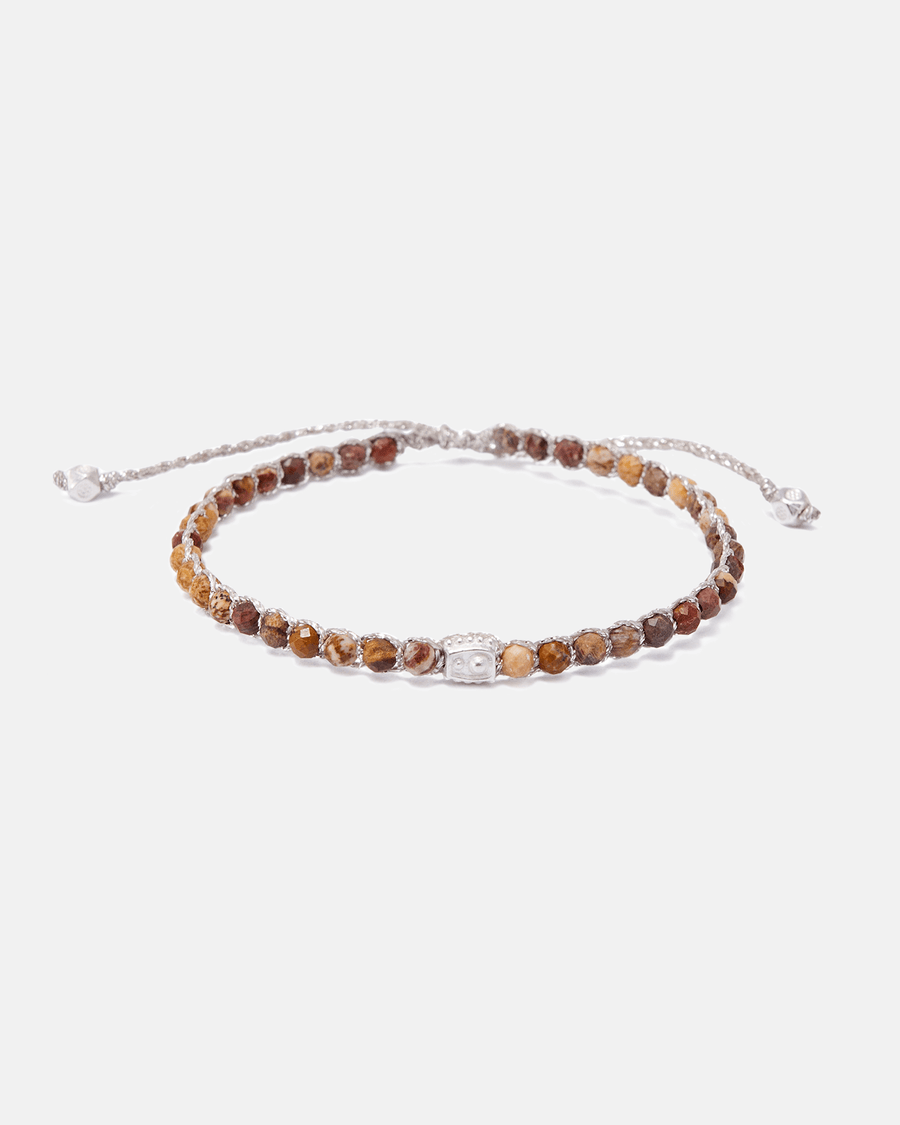 Brown Jasper Bracelet | Silver
