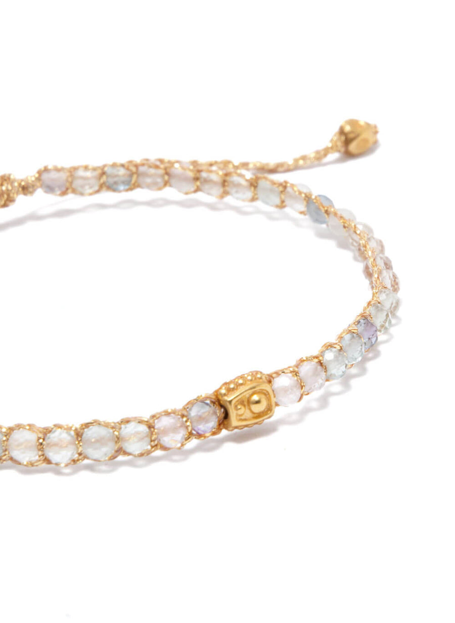 Flourite Bracelet | Gold