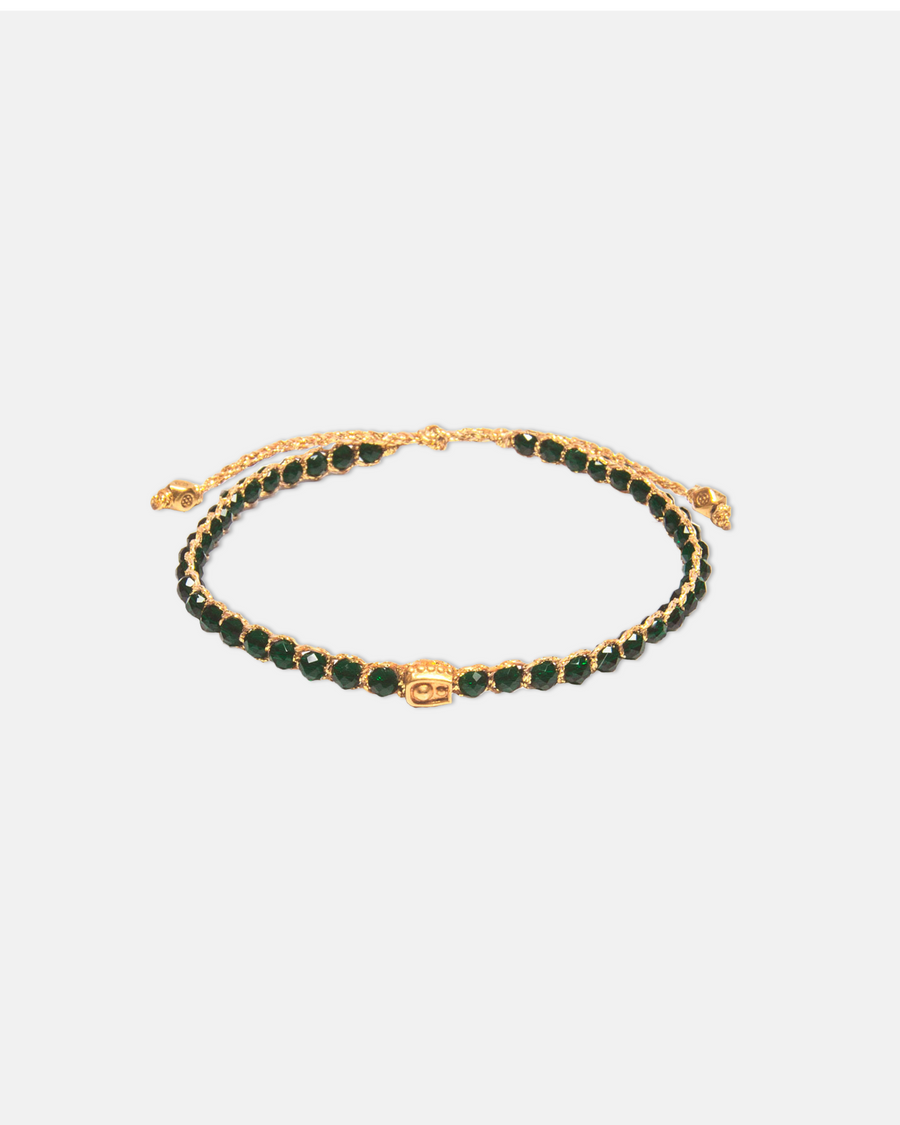 Green Spinel Bracelet | Gold