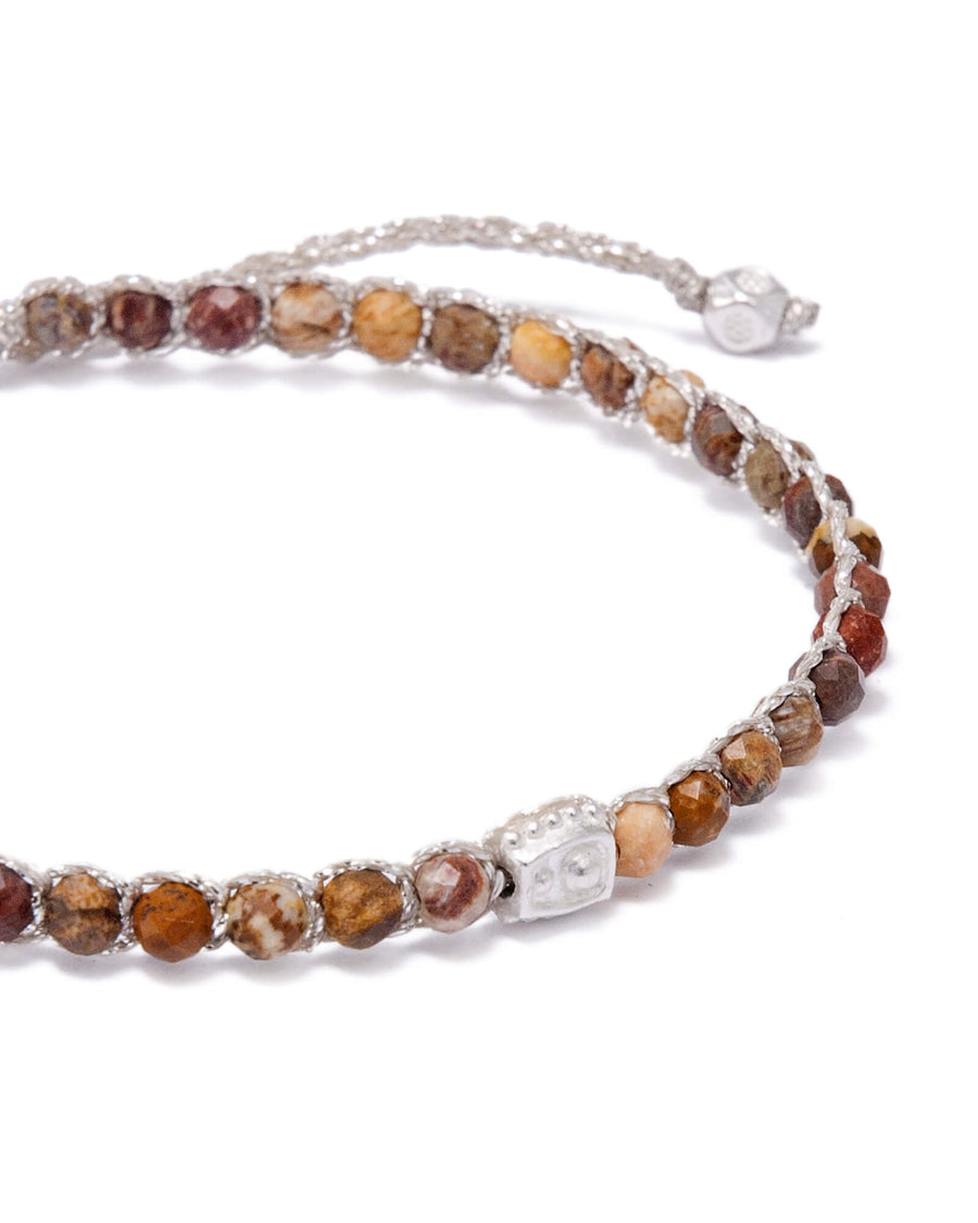Brown Jasper Bracelet | Silver