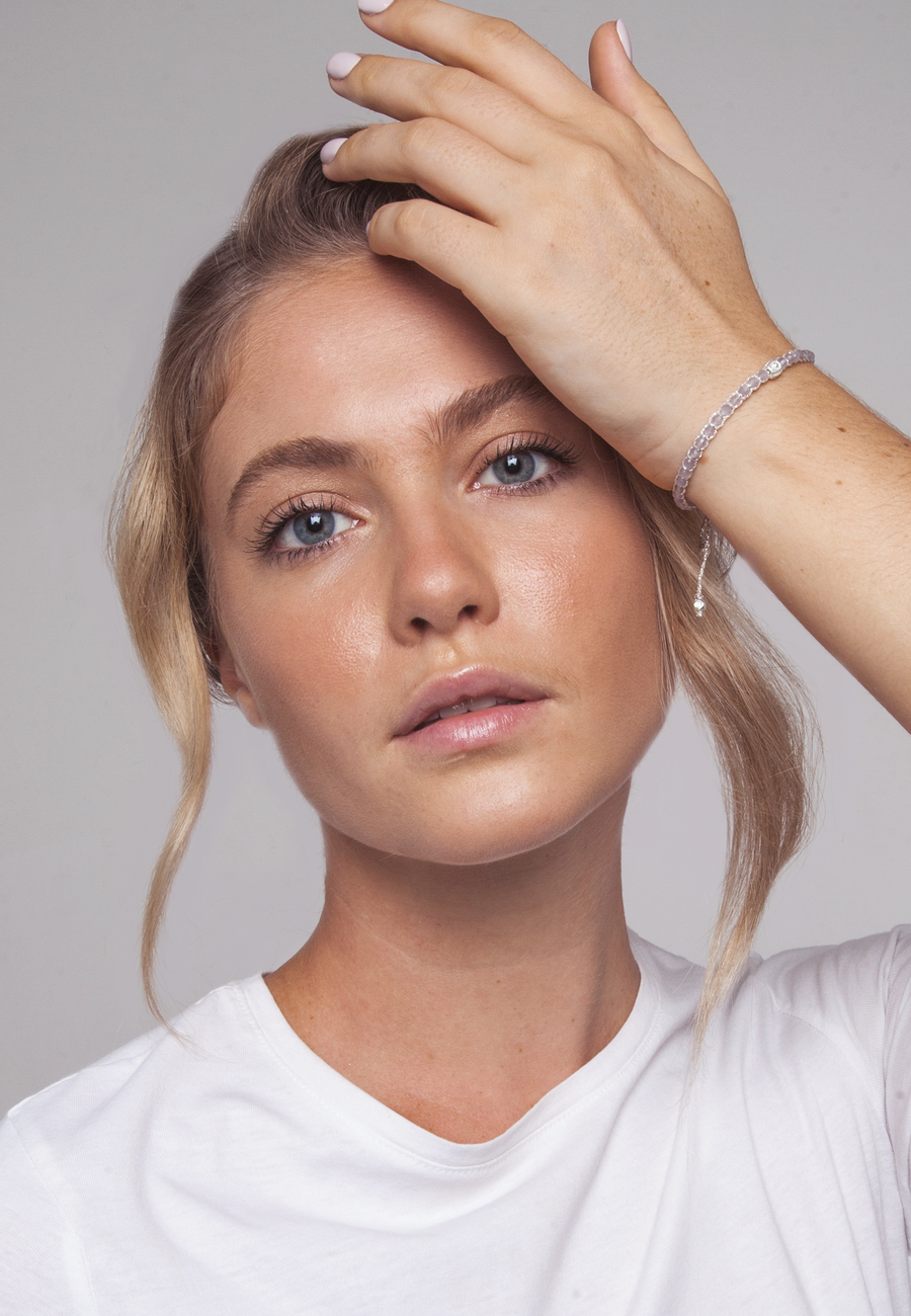 Lavender Amethyst Bracelet | Silver