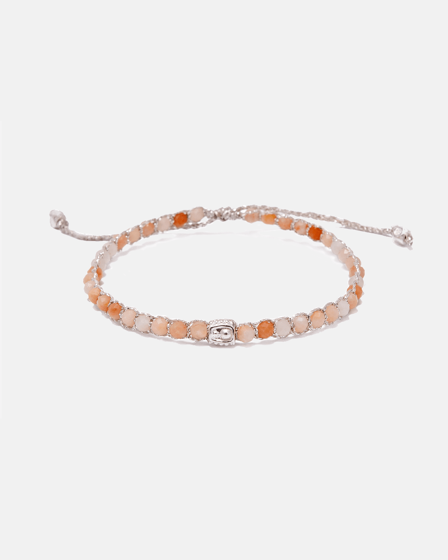 Pink Aventurine Bracelet | Silver