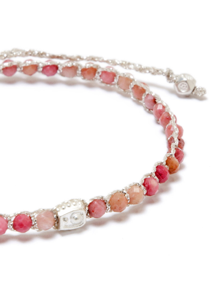 Rhodonite  Australia Bracelet | Silver