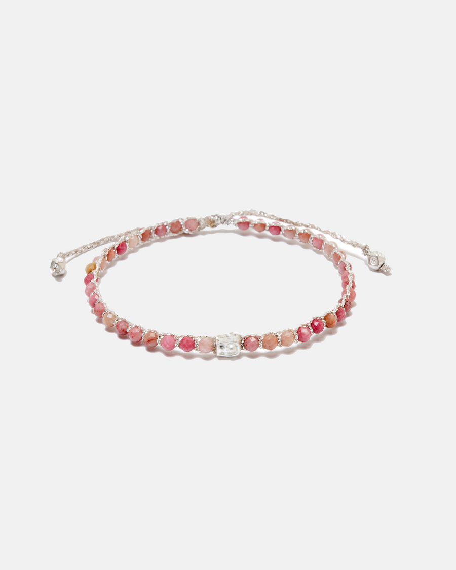 Rhodonite  Australia Bracelet | Silver