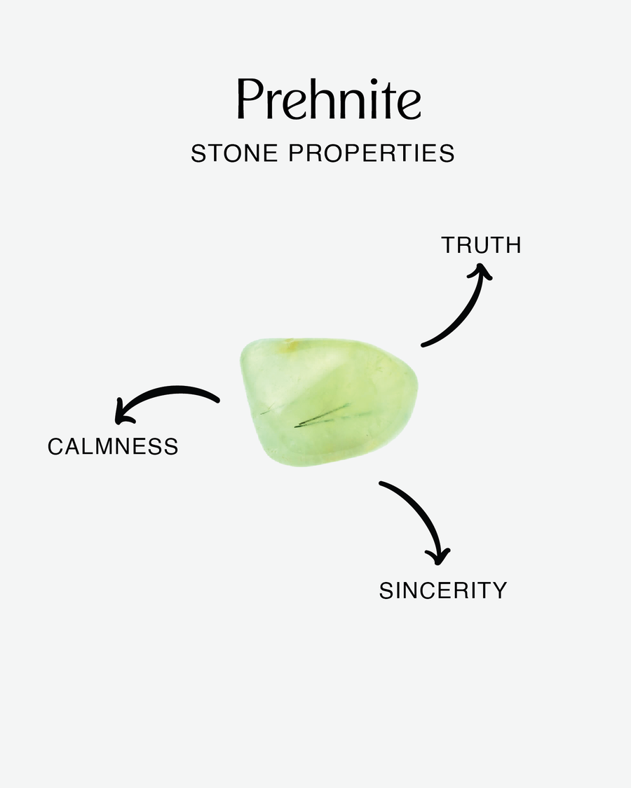 Prehnite Bracelet | Gold