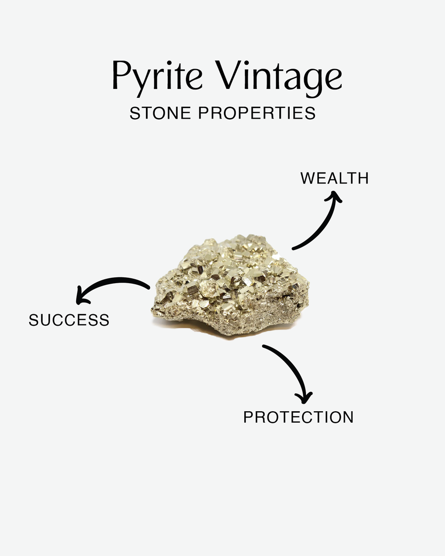 Pyrite Vintage Bracelet | Gold
