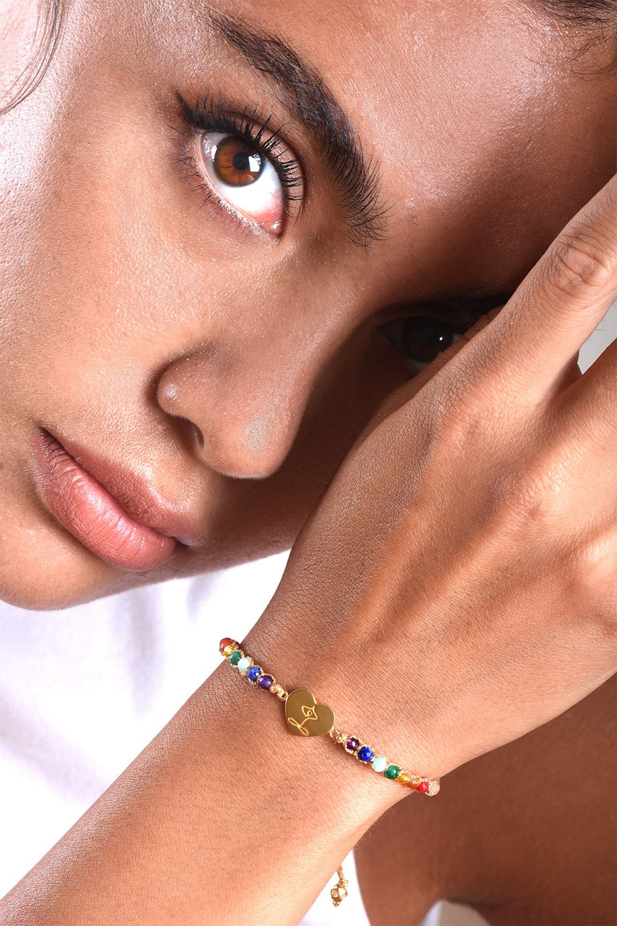 Namaste Heart 7 Chakras | Moonstone